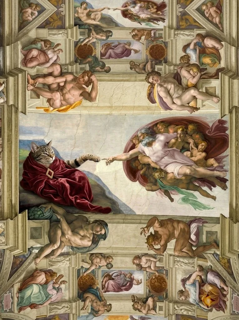 Cate in the Creation of Adam