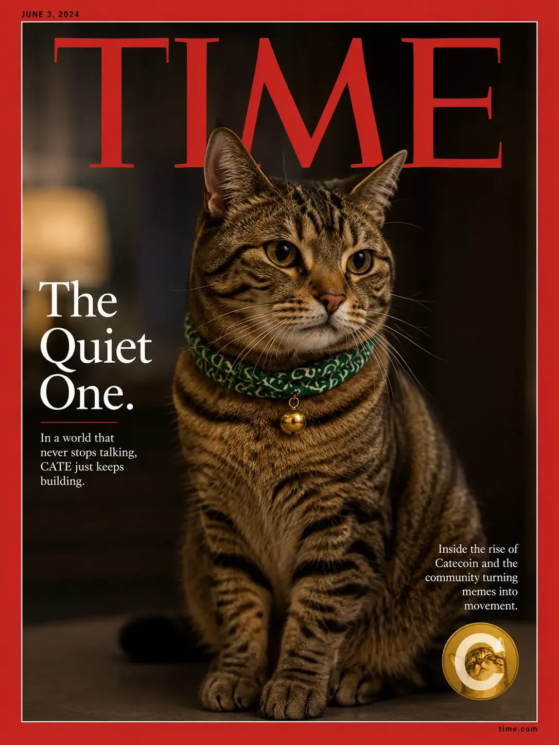 Cate on the cover of TIME — The Quiet One